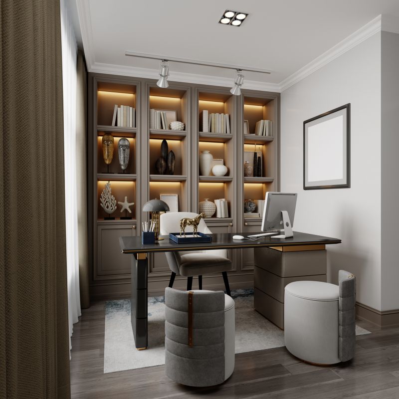 Built In Desk Installation in Annapolis, MD