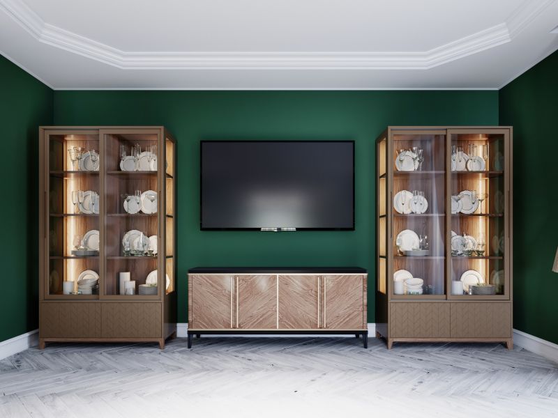 Fireplace Cabinet Installation in Woodbridge, VA