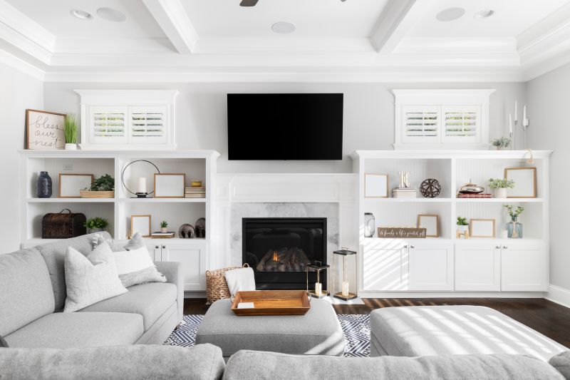 Fireplace Cabinet Installation in Woodbridge, VA