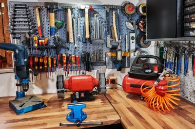 Garage Tool Rack Installation in Greensboro, NC